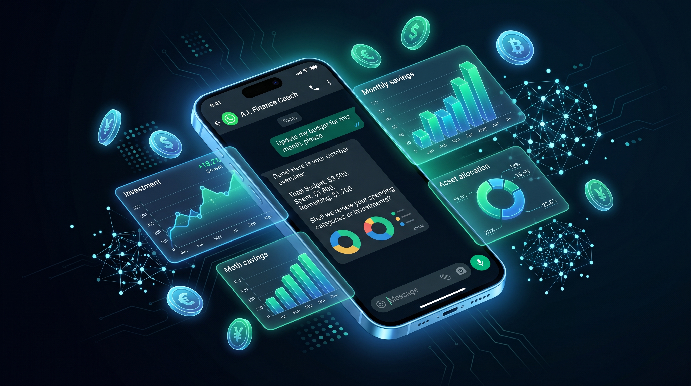 Portada: Cómo Ahorrar Dinero: Estrategias Prácticas y el Poder de la Inteligencia Artificial